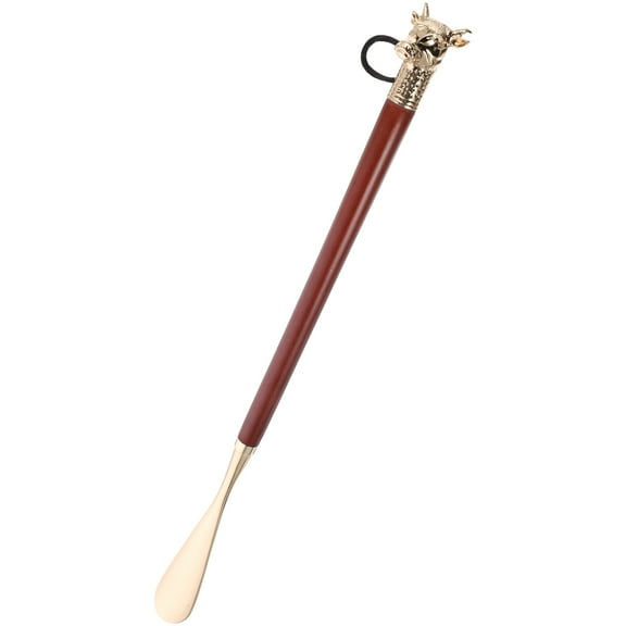 SILENRADAWN 1Pcs Heavy Duty Shoe Horn for Boots Long Handle Back Strain Prevention 46cm