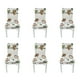 thumbnail image 2 of Funda De Asiento Extraíble, Alta Elasticidad, Multifuncional, Resistente A Las Arrugas, 6 Piezas, Decoración, Fundas Para Sillas A Prueba De Polvo Para Comedor Para Oficina ANGGREK No, 2 of 8