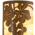 thumbnail image 4 of Meyda Tiffany 213910 Grape 2 Light 12" Tall Wall Sconce - Rustic Iron, 4 of 4