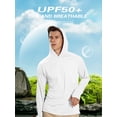 thumbnail image 3 of TRYSIL Men's Athletic Hooded UPF 50+ Sun Protection Long Sleeve Fishing Running Rash Guards Shirts, 3 of 6