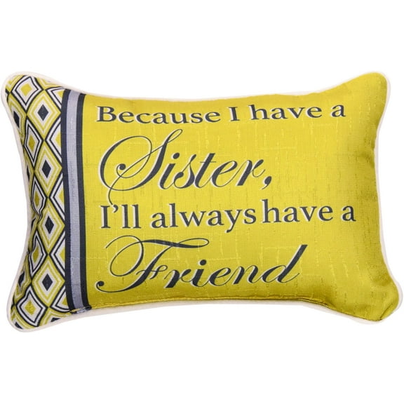 Manual Woodworkers and Weavers Because Sister.Best Friend Word Pillow
