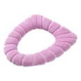 thumbnail image 2 of Openpig Thicker Bathroom Toilet Seat Cover Pads- Soft Warmer Toilet Seat Cushion Cover Stretchable Washable Fiber Cloth, Easy Installation Comfortable Toilet Lid Seat Cove, 2 of 6