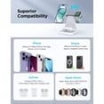 thumbnail image 4 of 3 in 1 Wireless Charger for iPhone: Charging Station for Apple Devices, Fast Charging Stand for iPhone 15 14 13 12 Pro/Pro Max/Plus/Mini AirPods&iWatch, 4 of 8