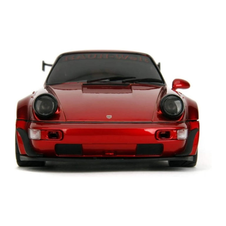 Jada Pink Slips Porsche 911 964 RWB Red Chrome 1:18 - Walmart.com