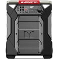 thumbnail image 2 of Monster Rockin' Roller 270 Altavoz inalámbrico portátil para interiores y exteriores, 200 vatios, hasta 100 horas de reproducción, resistente al agua IPX4, cargador Qi, conexión a otro altavoz TWS (pi, 2 of 5