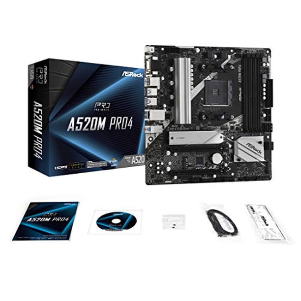 ASROCK　A520M Pro4　AM4 Asrock A520M Pro4 Socket AM4 micro ATX - Walmart.ca