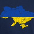 thumbnail image 3 of CafePress - Ukraine Flag And Map Dark T Shirt - Men's Classic Graphic Cotton T-Shirt, 3 of 4