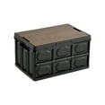 thumbnail image 2 of Iumwxz Contenedores de almacenamiento Caja de almacenamiento portátil para exteriores - Caja de almacenamiento multifuncional plegable - Lona extraíble - Para acampar, picnic - Almacenamiento en el, 2 of 5