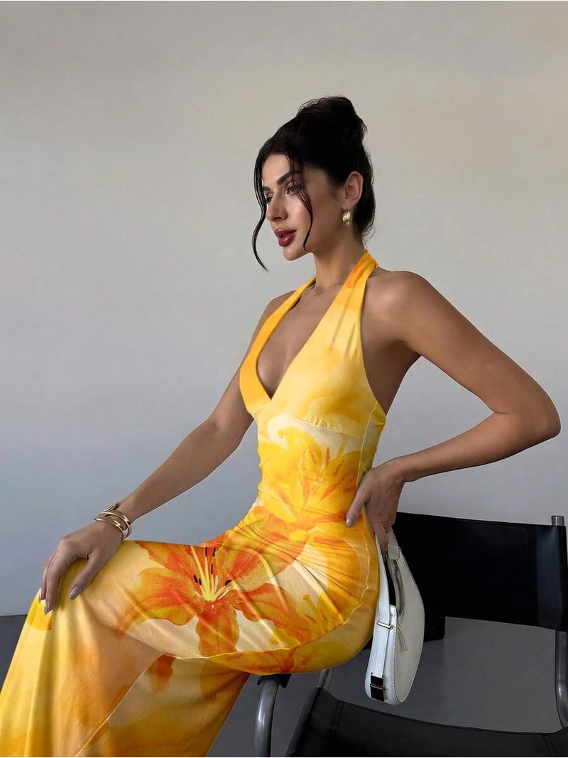 vacation bodycon dress 35% OFF] 2026 Vintage Vacation Couple Outfit Colorblock Wave Striped Print  Spaghetti Strap Bodycon Dress And Shirt Set In Multicolor A