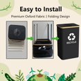 thumbnail image 2 of Recycling Bin Organizer for Home - 26 Gallon Recycle Bin for Kitchen with 2 Reusable Inner Bags - Indoor Recycling Bins with Lid for Bottles Cans Gla, 2 of 3