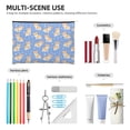 thumbnail image 4 of Susaid Kawaii Corgi Print Makeup Mini Bags for Women Multi Color Cosmetics Bag Travel Toiletry Bag Pencil Pouch Blank Makeup Bags with Zipper, 4 of 7