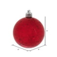 thumbnail image 2 of Vickerman 8" Christmas Ornament Ball, Red Shiny Mercury Finish, Shatterproof Plastic, Holiday Christmas Tree Decoration, 2 of 2