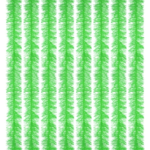 Uxcell 6.6Ft Feather Boa, 8 Pcs Artificial Fluffy Feather Boas Party Decorations for DIY Crafts, Wedding Costume, Christmas, Concert, Halloween, Home Decor, Fruit Green