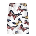 thumbnail image 4 of FAVIPT Beach Shorts for Men with Pockets July 4th American Flag Print Swim Trunks Quick Dry Elastic Drawstring Waist Shorts with Liner Casual 2025 Beach Shorts Khaki,XXL, 4 of 6
