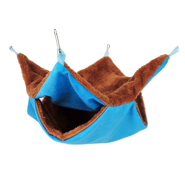 Hamaca de conejillo de Hámster Sunnimix Cama hamaca de hámster Azul 35x35cm