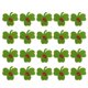 thumbnail image 2 of Insignia de bordado, 20 piezas/juego de pegatinas de tela bordadas con trébol verde, apliques para coser, durabilidad prolongada, 2 of 9