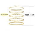 thumbnail image 3 of Cterwk Chain Bracelets Set for Women 14K Gold Plated Link Chain Bracelets Stackable Bracelets for Gifts Women, 3 of 4