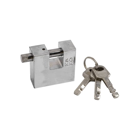 Homena Stainless Steel Padlock Horizontal Opening for Secure Storage Solutions
