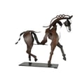 thumbnail image 1 of Metal three-dimensional hollow Adonis horse sculpture horse sculpture-Adonis desktop sculpture, 1 of 3