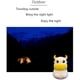 thumbnail image 5 of Luz nocturna portátil para niños, control táctil, luz nocturna recargable, cambia de color, control remoto, linda lámpara de noche de silicona con forma de vaca, decoración para bebés o niños pequeños, 5 of 5