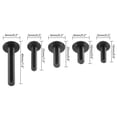 thumbnail image 2 of Tuercas Tornillos para Carrocería Aluminio 177 Uds. para Moto Cross (negro), 2 of 9