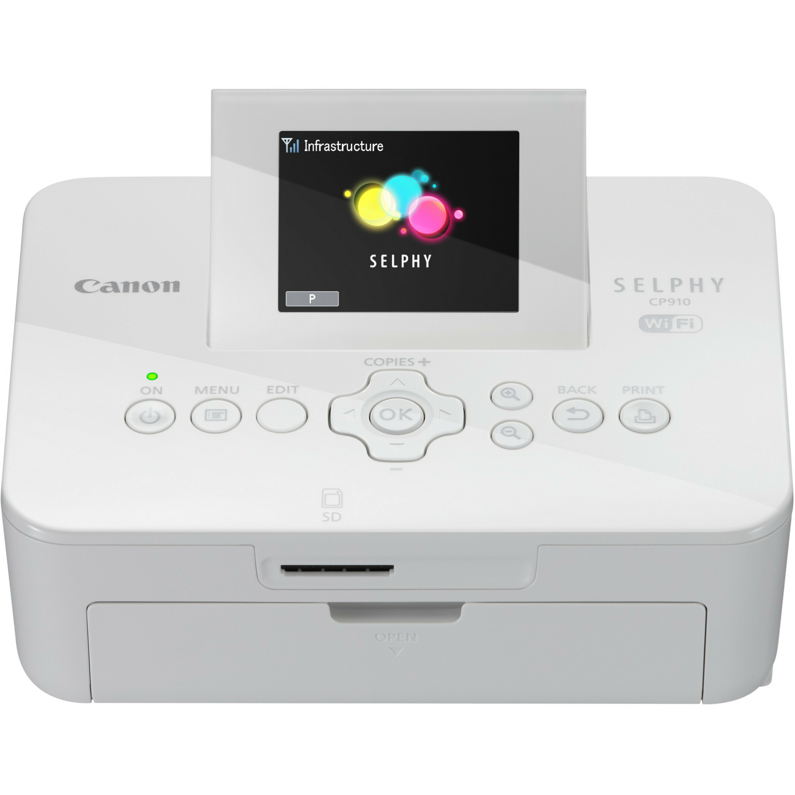 Canon SELPHY CP910 Dye Sublimation Printer, Color, Photo Print, Portable, 2.7" Display, White - image 2 of 2