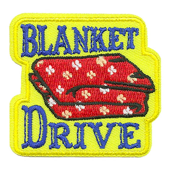 12 pieces 2" Custom Activity Scouts Applique Fun Patches - Blanket Drive Patch 1