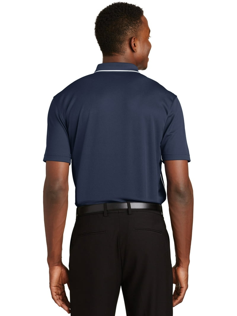 Sport-Tek K467 Mens Dri-Mesh Polo with Tipped Collar & Piping,