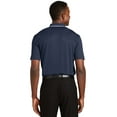 thumbnail image 2 of Sport-Tek K467 Mens Dri-Mesh Polo with Tipped Collar & Piping, Navy & White - Medium, 2 of 2