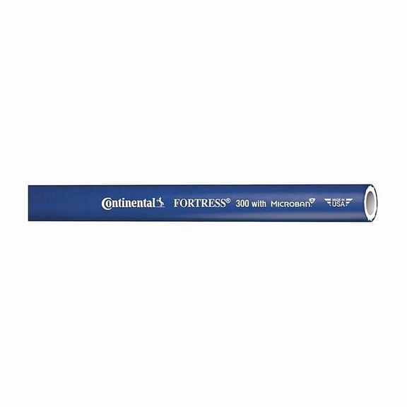 Continental Washdown Hose,1" ID x 25 ft.,Blue FRTB100-25-G