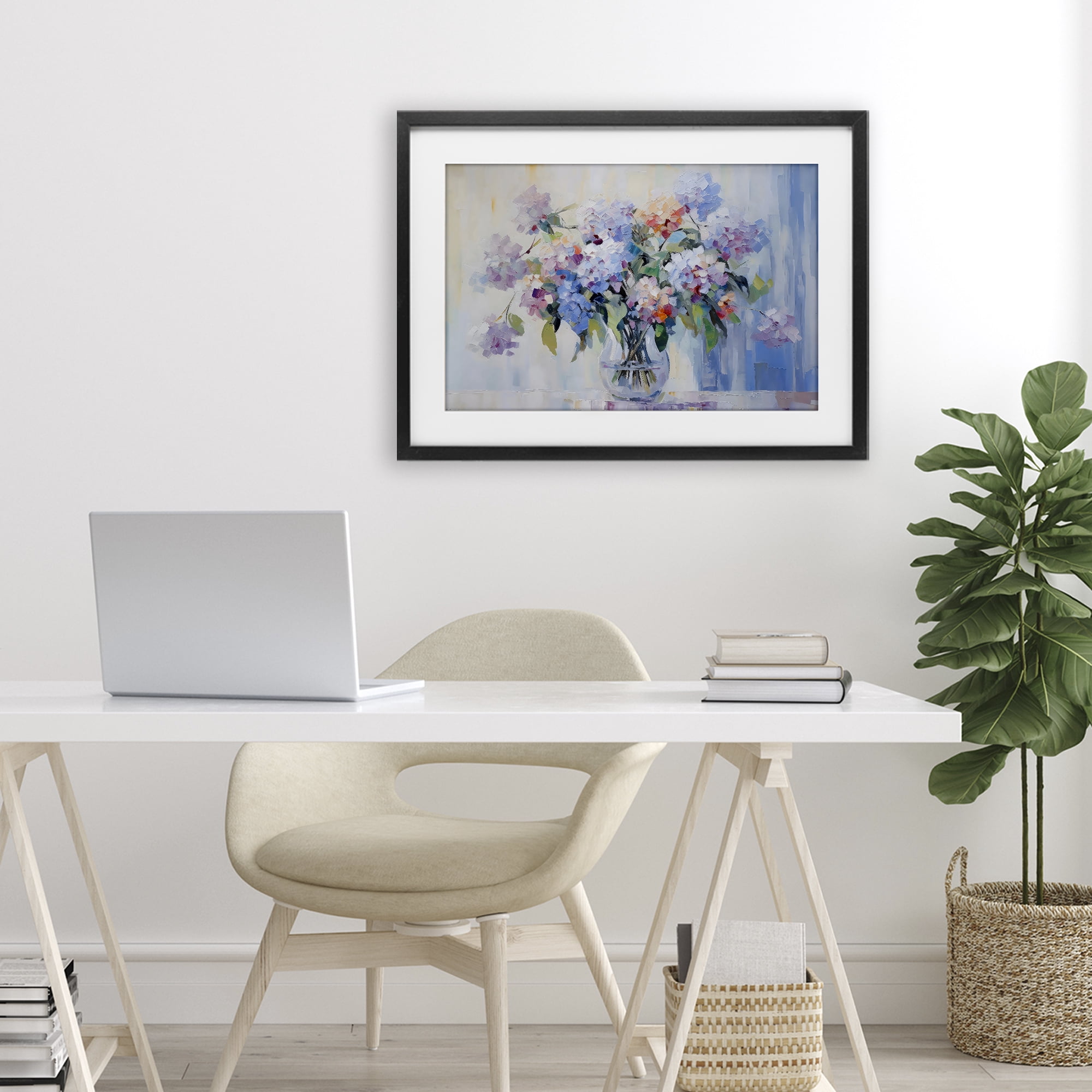 Stupell Industries In Full Bloom Bouquet Black Framed Print Under Glass, design by Creative Studio
