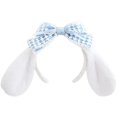 thumbnail image 1 of Diadema con orejas de cachorro para perro, disfraces de Cosplay para Halloween, accesorios de fiesta (lazo azul) TUNC Sencillez, 1 of 5