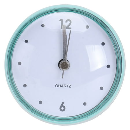 

1Pc Waterproof Sucker Clock Pendant Creative Bathroom Kitchen Hanging Clock