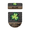 thumbnail image 5 of HELLHERO St. Patrick's Fits All Toilet Shapes Elastic Fabric Toilet Seat Cover Stretch Toilet Seat Cover Replacement & Stays in Place for Bathroom Supplies, 5 of 5