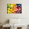 thumbnail image 2 of Elephant Stock Fruit Board Wall Art - Horizontal Canvas Wall Art - Kitchen Wall Decor - Food And Drink Canvas - Green And Red Decor - 36" x 24", 2 of 4