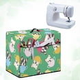 thumbnail image 4 of HELLHERO Sewing Machine Cloth Cover and Sewing Essentials Pockets Washable Dust-Proof, Teacup Pug, 4 of 8