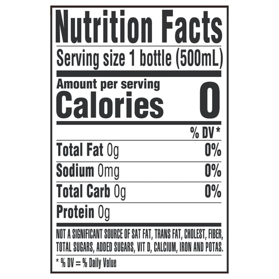 Zephyrhills Natural Florida Spring Water Beach Pack, Half Liter, 6 Count