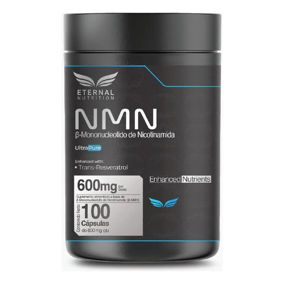 Resveratrol 98% + NMN 99.5% Eternal Nutrition 100 Cápsulas 600 mg