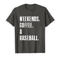 thumbnail image 4 of Séductiva T-Shirt à Manches Courtes pour Femmes jusqu'à 50 % de Réduction T-Shirt Imprimé Baseball Café Weekends Coton Col Rond Manches Courtes Décontracté, 4 of 4