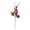 D, variant on Bell Artificial Floral Pick, Decorative Botanical Stem, Layered Faux Foliage and Accent Details for Vase, Interior Coordinated Room Detail Reusable Plant Inspired Accent for Display