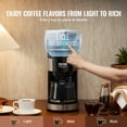 thumbnail image 4 of VEVOR 10-Cup Coffee Maker Drip Coffee Machine with 3 Brew Strength Control, 4 of 9