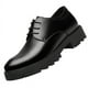 thumbnail image 1 of Zapatos de cuero de negocios para hombre, suela gruesa, 10 cm, aumento de cuero, transpirables, zapatos casuales para hombre con suela blanda de 8 cm de aumento, 1 of 1