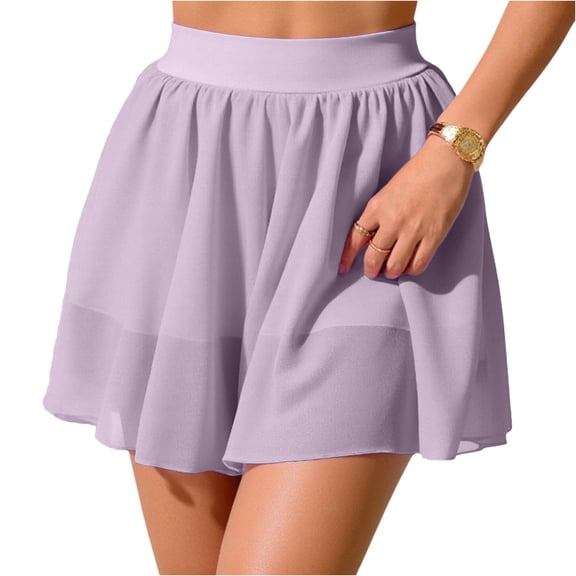 Tennis Skirts Pleated Skorts Double Golf Skirts Workout Running Skorts Skirt Athletic Work Skirt Light M