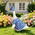 thumbnail image 3 of Stijggn Porch Goose Outfit, Summer Beach Goose Outfits with Hat Garden Porch Goose Clothes for 23" Statue Patio Garden Decoration Summer Lawn Goose Statue Costume, 3 of 5