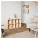 thumbnail image 2 of XPOPR 8-Cube Storage Organizer, 11in Shelf Opening, Bookcase, Display Shelf, Customizable w/ 3 Removable Back Panels – Light Oak, 2 of 5