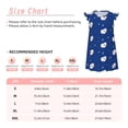 thumbnail image 3 of Vsdgher Moon Lamb pour Filles Chemises de Nuit Manches Courtes à Volants Robe de Nuit Pyjama pour Fête Pyjama-TG, 3 of 6