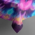 thumbnail image 4 of Colorful Tie Dye Mandala Pattern Rectangle Tablecloth 60"x102",Waterproof Polyester Rectangle Table Cloth, Wipeable Spillproof Polyester Tablecloth for Dining, Camping, Indoor and Outdoor, 4 of 6