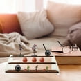 thumbnail image 4 of USHOBE Action Figure Display Stand Wood Storage Rack for Hobbyists 1 Set, 4 of 8