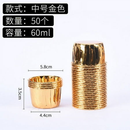 BToBackyard 50Pcs Muffin Cupcake Liner Cake Wrappers Baking Cup Tray Case Cake Paper Cups Pastry Tool Party Supplies Cake Tray Cupcake Decor