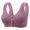 A-Purple, variant on Women's Plus Size Wireless Push Up Bra Cute Comfortable Breathable Seamless Everyday T Shirt Bralette Full Coverage Lightweight Support Underwear Bra